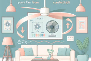 Cómo evitar que tu ventilador cause corrientes de aire incómodas.
