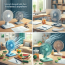 Ventiladores de mesa con diseño compacto: frescura en cualquier lugar.