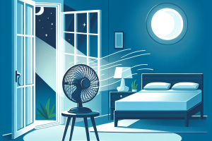 ¿Es seguro dejar el ventilador encendido toda la noche?